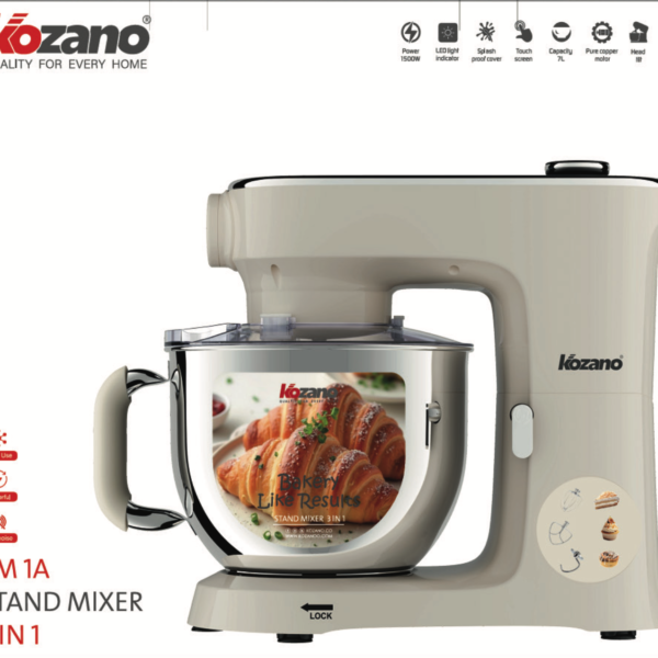 Robot Pâtissier KOZANO 7L l SM 1 - 1400W 7L